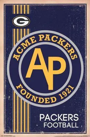 Green Bay Packers - Retro Logo 2014 Poster Print (22 x 34) Green Bay Packers - Retro Logo 2014 Poster Print (22 x 34)