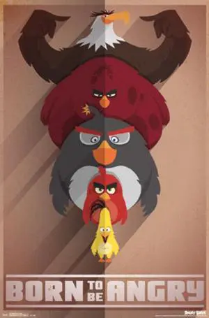 Angry Birds - Born Angry Poster Print (22 x 34) Angry Birds - Born Angry Poster Print (22 x 34)