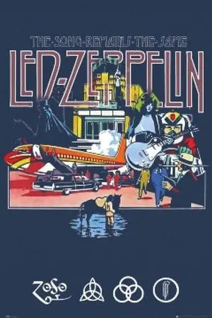 Led Zeppelin Song Remains The Same Poster Print (24 X 36) Led Zeppelin Song Remains The Same Poster Print (24 X 36)