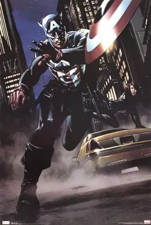 Captain America - Comic Poster Print (22 x 34) Captain America - Comic Poster Print (22 x 34)