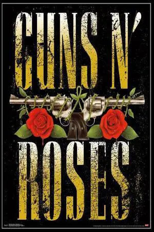 Guns N' Roses - Stacked Logo Poster Print (22 x 34) Guns N' Roses - Stacked Logo Poster Print (22 x 34)