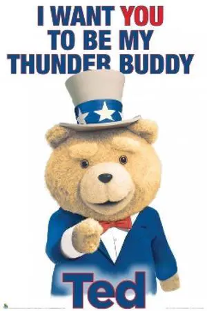 Ted Thunder Buddy Poster Print (22 x 34) Ted Thunder Buddy Poster Print (22 x 34)
