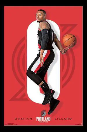 Portland Trail Blazers - Damian Lillard Poster Print (22 x 34) Portland Trail Blazers - Damian Lillard Poster Print (22 x 34)