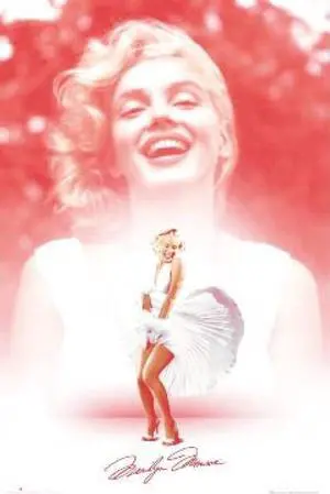 Marilyn Monroe Pink Smile Poster Print (24 X 36) Marilyn Monroe Pink Smile Poster Print (24 X 36)