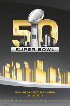 Super Bowl 50 - Logo Poster Print (22 x 34) Super Bowl 50 - Logo Poster Print (22 x 34)