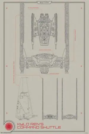 Collector - Star Wars The Force Awakens - Command Shuttle (24x36) Poster Print (22 x 34) Collector - Star Wars The Force Awakens - Command Shuttle (24x36) Poster Print (22 x 34)