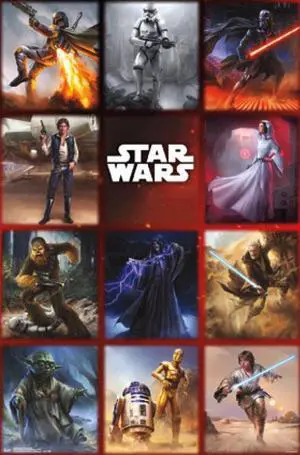 Star Wars - Moments Grid Poster Print (22 x 34) Star Wars - Moments Grid Poster Print (22 x 34)