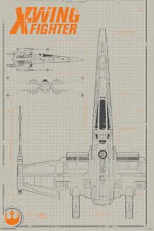 Collector - Star Wars The Force Awakens - X-Wing (24X36) Poster Print (22 x 34) Collector - Star Wars The Force Awakens - X-Wing (24X36) Poster Print (22 x 34)