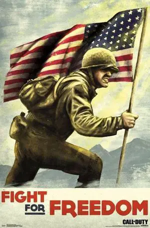 Call Of Duty Wwii - Fight Poster Print (22 x 34) Call Of Duty Wwii - Fight Poster Print (22 x 34)