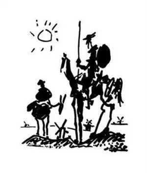 Don Quixote - Pablo Picasso Poster Print (22 x 28) Don Quixote - Pablo Picasso Poster Print (22 x 28)