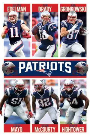 New England Patriots - Team 15 Poster Print (24 x 36) New England Patriots - Team 15 Poster Print (24 x 36)