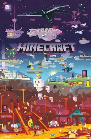 Minecraft - World Beyond Poster Print (22 x 34) Minecraft - World Beyond Poster Print (22 x 34)