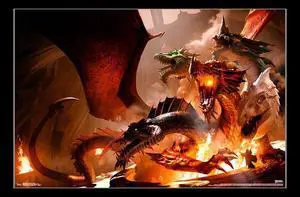 Dungeons And Dragons - Tiamat Poster Print (34 x 22) Dungeons And Dragons - Tiamat Poster Print (34 x 22)