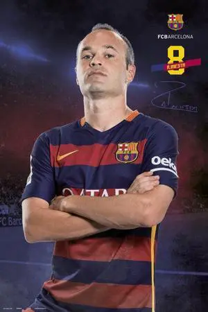 Fc Barcelona Iniesta Pose 2015-2016 Poster (24 x 36) Fc Barcelona Iniesta Pose 2015-2016 Poster (24 x 36)