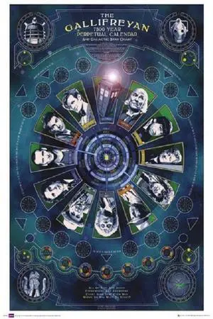Doctor Who - Gallifreyan Calendar Poster Print by (22 x 34) Doctor Who - Gallifreyan Calendar Poster Print by (22 x 34)