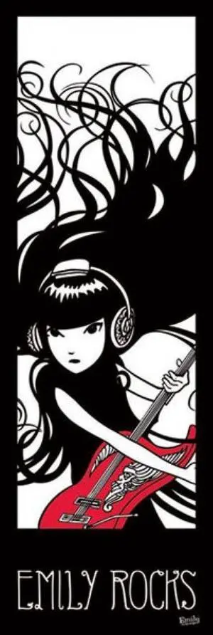 Emily The Strange - Rocks - Door Poster Print (12 x 36) Emily The Strange - Rocks - Door Poster Print (12 x 36)