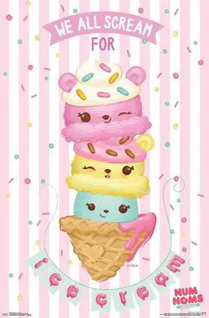 Num Noms - Ice Cream Poster Print (22 x 34) Num Noms - Ice Cream Poster Print (22 x 34)