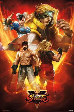 Street Fighter V - Group Poster Print (22 x 34) Street Fighter V - Group Poster Print (22 x 34)