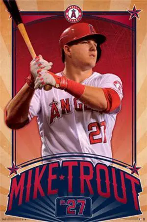 Los Angeles Angels&trade - M Trout 15 Poster Print (22 x 34) Los Angeles Angels&trade - M Trout 15 Poster Print (22 x 34)