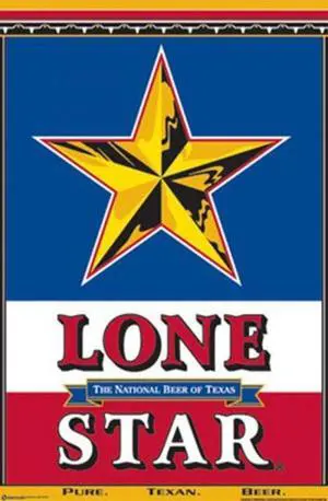 Lone Star Beer Poster Print (23 X 35) Lone Star Beer Poster Print (23 X 35)