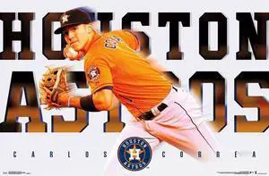 Houston Astros - Carlos Correa Poster Print (34 x 22) Houston Astros - Carlos Correa Poster Print (34 x 22)