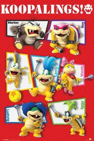 Super Mario - Koopalings Poster Print (22 x 34) Super Mario - Koopalings Poster Print (22 x 34)