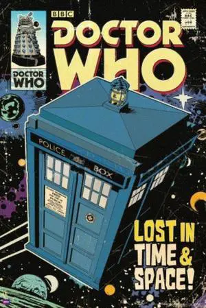 Doctor Who - Tardis Comic Poster Print (22 x 34) Doctor Who - Tardis Comic Poster Print (22 x 34)