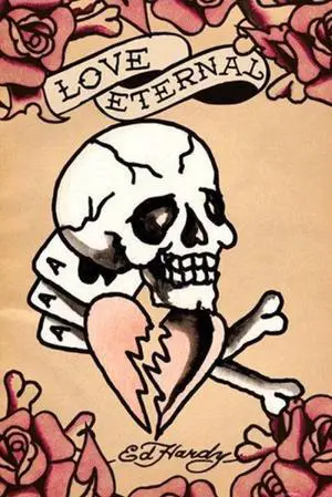 Love Eternal Poster by Ed Hardy (24 x 36) Love Eternal Poster by Ed Hardy (24 x 36)