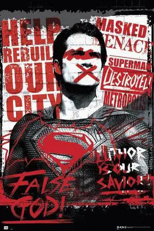 Batman V Superman Superman False God Hfe Poster (24 x 36) Batman V Superman Superman False God Hfe Poster (24 x 36)