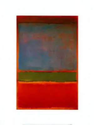 Violet, Green And Red Poster Print By Mark Rothko (12 X 16) Violet, Green And Red Poster Print By Mark Rothko (12 X 16)