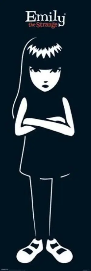 Emily the Strange - Portrait - Door Poster Print (21 x 62) Emily the Strange - Portrait - Door Poster Print (21 x 62)