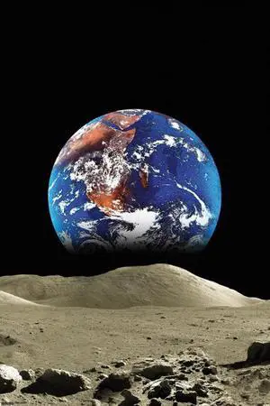 Earth From The Moon Poster Print (24 X 36) Earth From The Moon Poster Print (24 X 36)