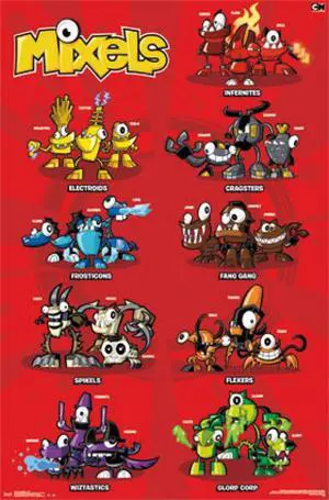 Lego Mixels - Grid Poster Print (22 x 34) Lego Mixels - Grid Poster Print (22 x 34)