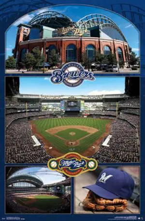 Milwaukee Brewers - Miller Park 16 Poster Print (22 x 34) Milwaukee Brewers - Miller Park 16 Poster Print (22 x 34)
