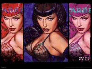 Bettie Page - Colors Poster Print (20 x 16) Bettie Page - Colors Poster Print (20 x 16)