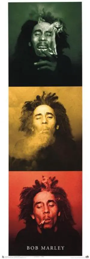 Bob Marley - 3 Pics Door Poster Print (21 x 62) Bob Marley - 3 Pics Door Poster Print (21 x 62)