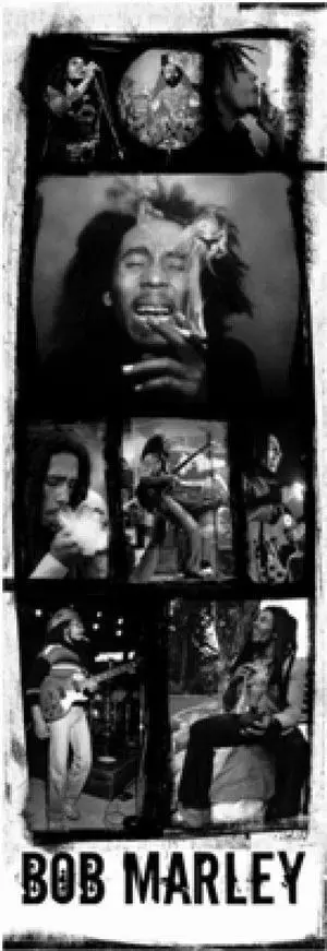 Bob Marley - Black & White Collage Poster Print (21 X 62) Bob Marley - Black & White Collage Poster Print (21 X 62)