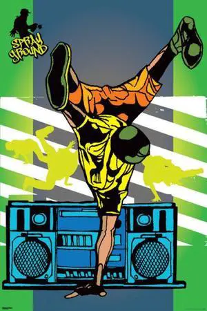 Sprayground - B-Boy Poster Print (22 x 34) Sprayground - B-Boy Poster Print (22 x 34)