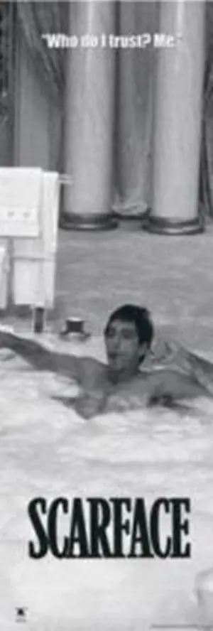 Scarface - Tub B&W Poster Print (21 x 62) Scarface - Tub B&W Poster Print (21 x 62)