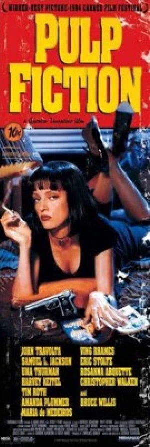 Pulp Fiction Uma Bed Poster Print (21 X 62) Pulp Fiction Uma Bed Poster Print (21 X 62)