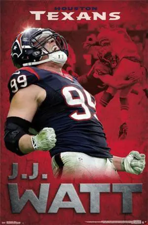 Houston Texans - JJ Watt 2015 Poster Print (22 x 34) Houston Texans - JJ Watt 2015 Poster Print (22 x 34)