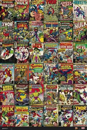 Marvel Comics Classic Covers Poster (24 x 36) Marvel Comics Classic Covers Poster (24 x 36)
