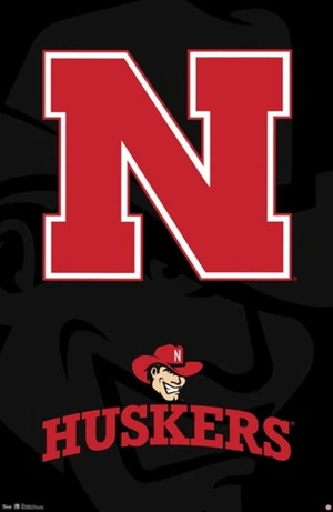 University of Nebraska Logo Poster Print (24x36)