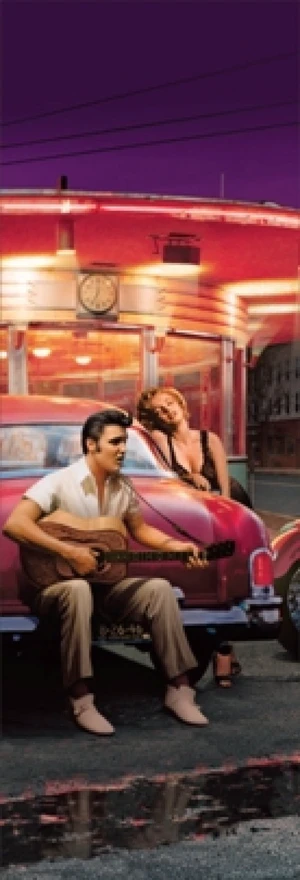 Crossroads Poster Featuring Elvis Presley and Marilyn Monroe Crossroads Poster Featuring Elvis Presley and Marilyn Monroe