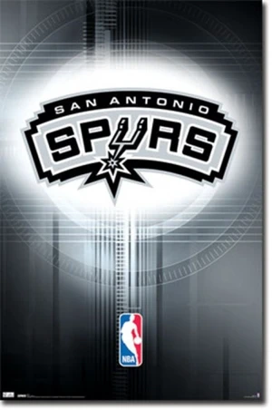 San Antonio Spurs Logo Poster Print - 22 x 34 San Antonio Spurs Logo Poster Print - 22 x 34