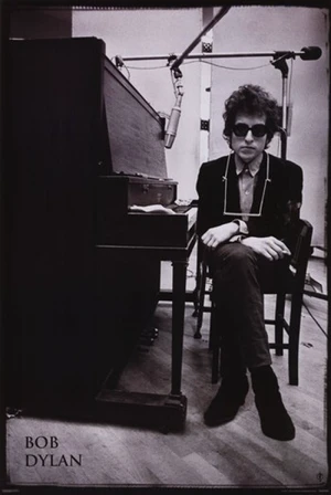 Bob Dylan Piano Poster - 24x36 Art Print Bob Dylan Piano Poster - 24x36 Art Print