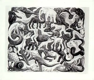 Mosaic II Poster by M.C. Escher - Stunning Art Print Mosaic II Poster by M.C. Escher - Stunning Art Print
