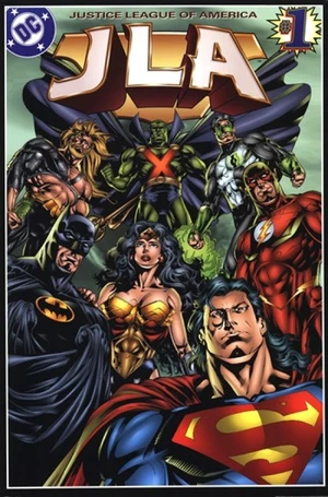 DC Comics Justice League of America Comic Book Cover #1 Poster Print DC Comics Justice League of America Comic Book Cover #1 Poster Print