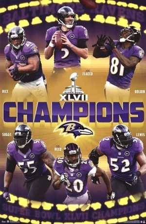 Super Bowl XLVII Champions Poster Print - Celebrate the Victory! Super Bowl XLVII Champions Poster Print - Celebrate the Victory!