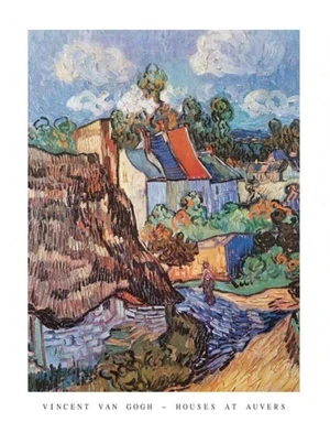 House At Auvers Fine Art Poster by Vincent van Gogh House At Auvers Fine Art Poster by Vincent van Gogh